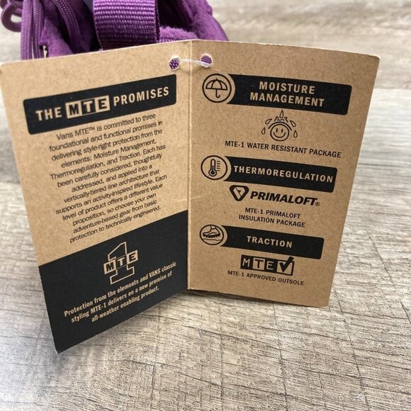 VANS UltraRange Exo MTE Dark Purple Sneakers Shoes Women's Size 6 NEW - Picture 12 of 13